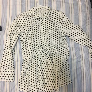 Polka Dot Button Down